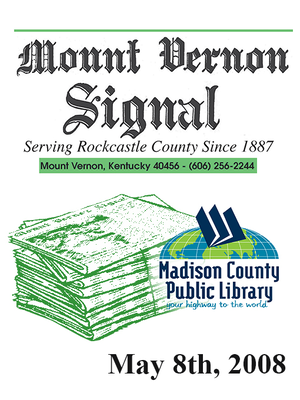 cover image of Mount Vernon Signal 05/08/2008